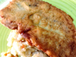 Snitel Parizian cu Pilaf